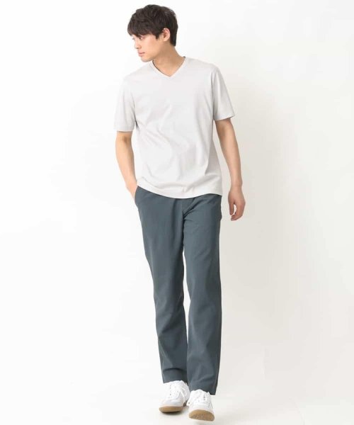 a.v.v (MEN)(アー・ヴェ・ヴェメンズ)/【接触冷感】ハイクオリティーコットンシルケットＶネックＴシャツ/img09