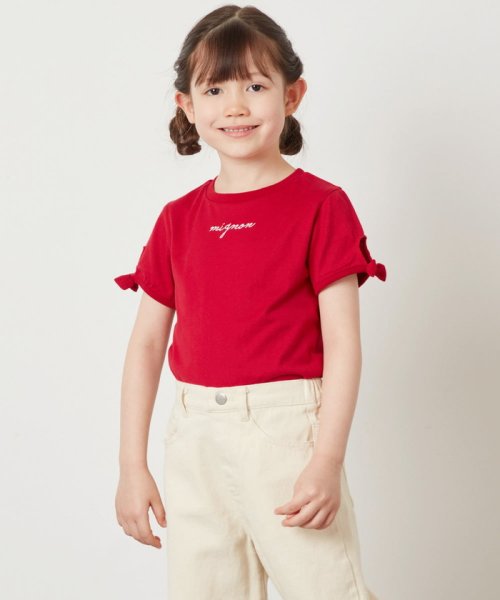 a.v.v(KID'S)(アー・ヴェ・ヴェキッズ)/[140－150]袖口リボンTシャツ/img36