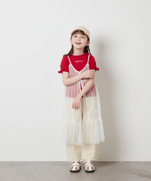 a.v.v(KID'S)(アー・ヴェ・ヴェキッズ)/[140－150]袖口リボンTシャツ/img46