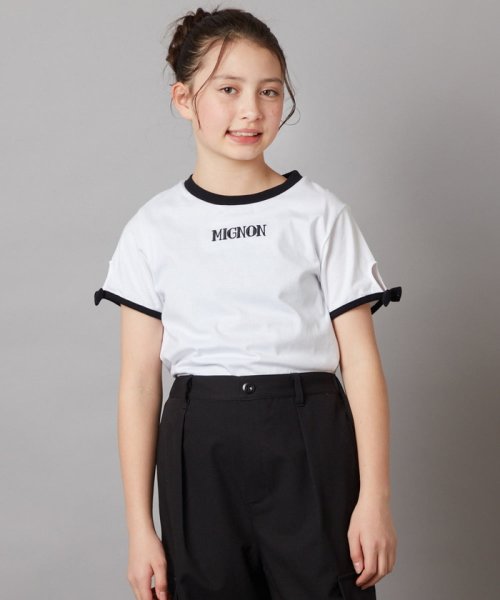 a.v.v(KID'S)(アー・ヴェ・ヴェキッズ)/[140－150]袖口リボンTシャツ/img50