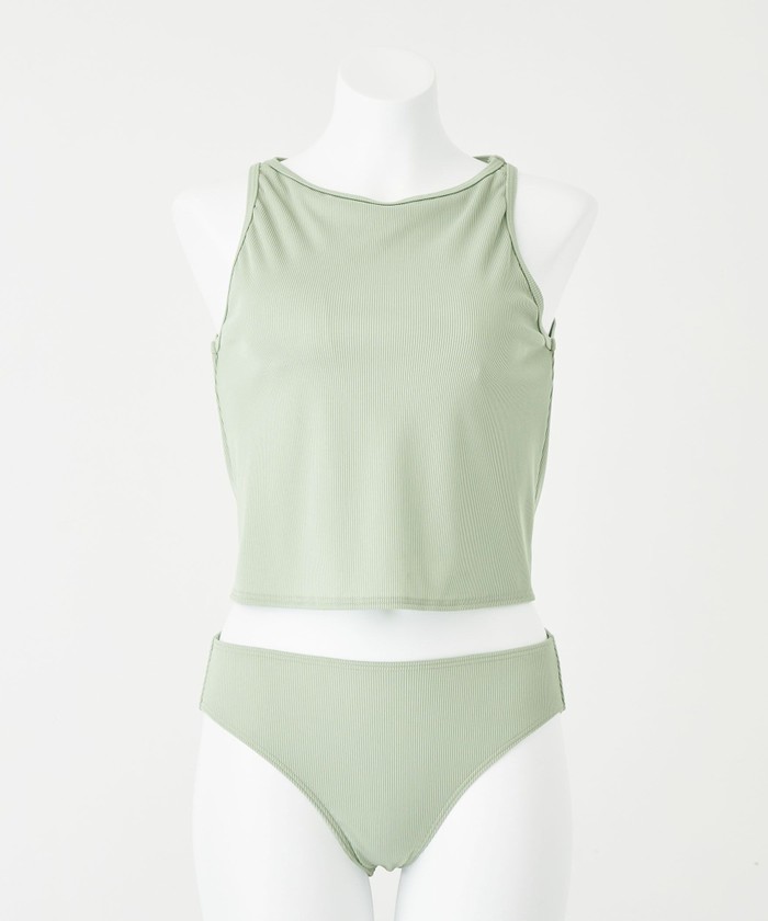 豊富な，新作登場 バックオープンタンキニショーツ スイムウェア