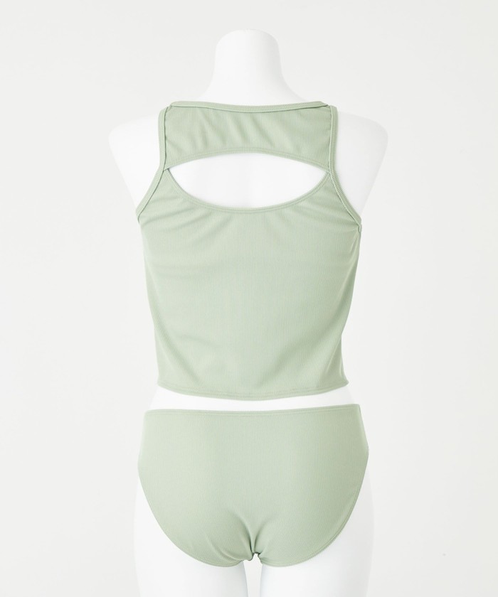 豊富な，新作登場 バックオープンタンキニショーツ スイムウェア