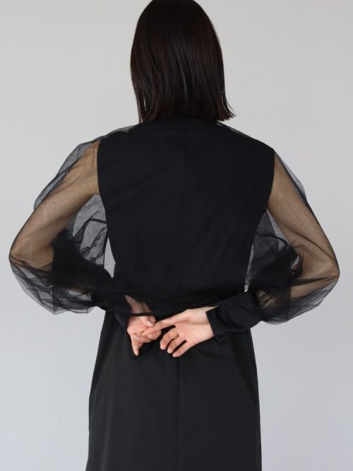 バルーンシルエットシアーボレロ 