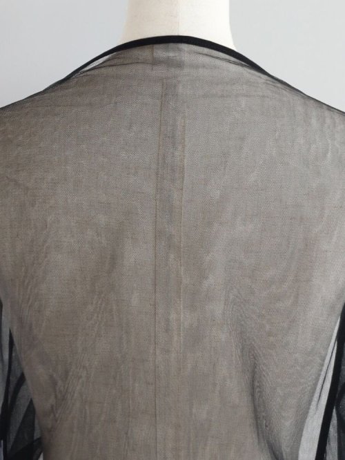 バルーンシルエットシアーボレロ 