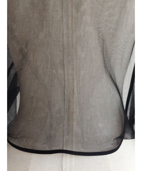 バルーンシルエットシアーボレロ 