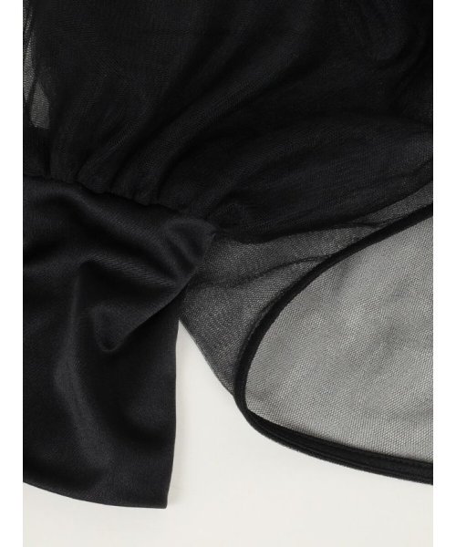 バルーンシルエットシアーボレロ 