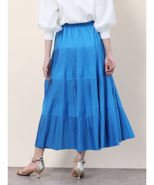 プリーツティアードスカート 