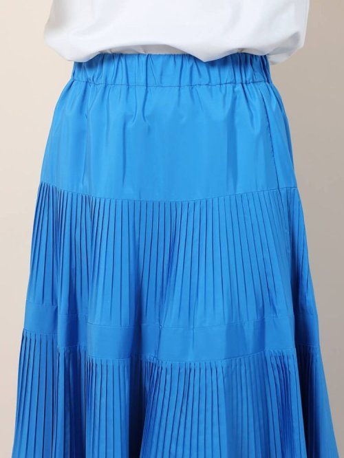 プリーツティアードスカート 