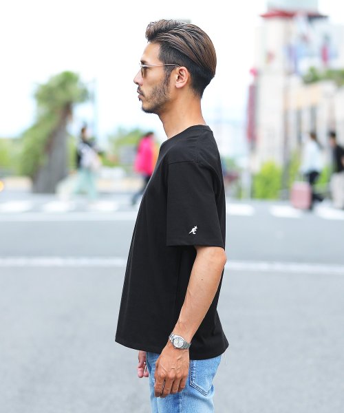 JIGGYS SHOP(ジギーズショップ)/KANGOL(カンゴール)刺繍ロゴTシャツ / Tシャツ クルーネック メンズ ブランド 半袖 半袖Tシャツ ティーシャツ 刺繍/img31