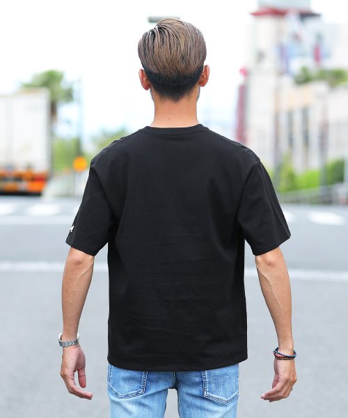 JIGGYS SHOP(ジギーズショップ)/KANGOL(カンゴール)刺繍ロゴTシャツ / Tシャツ クルーネック メンズ ブランド 半袖 半袖Tシャツ ティーシャツ 刺繍/img32