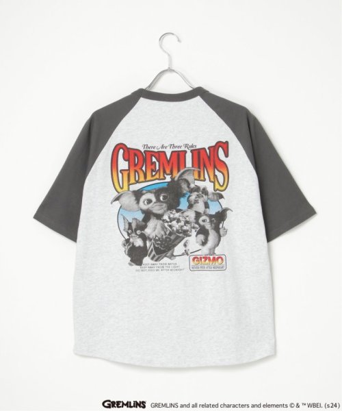 VENCE　EXCHANGE(ヴァンス　エクスチェンジ)/GREMLINS グレムリン ラグランプリントTシャツ/img08