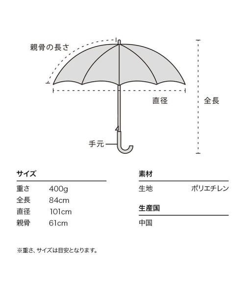 Wpc．(Wpc．)/【Wpc.公式】［ビニール傘］アクセサリーアンブレラ 親骨61cm 大きい ジャンプ傘 傘 レディース 雨傘 長傘 おしゃれ 可愛い 女性 通勤 通学/img15