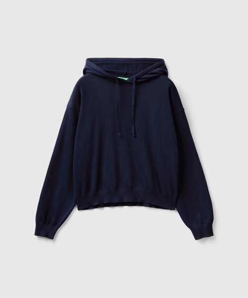 BENETTON (women)(ベネトン（レディース）)/【セットアップ対応商品】コットン100％無地ニットパーカー/img25