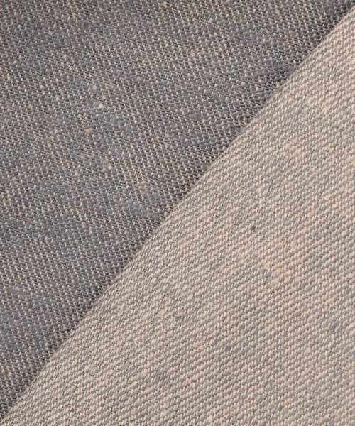 【Oggi4月号掲載/セットアップ対応】リネン ミックスツイード ノーカラー ジャケット ミックスツイード リネン 品番