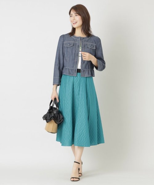 TO BE CHIC(L SIZE)(トゥービーシック Lサイズ)/【L】ダブルスラブシャンブレー ジャケット/img04