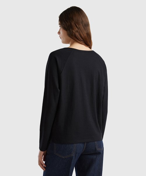 BENETTON (women)(ベネトン（レディース）)/クルーネックラグランスリーブ長袖Tシャツ・カットソー/img01