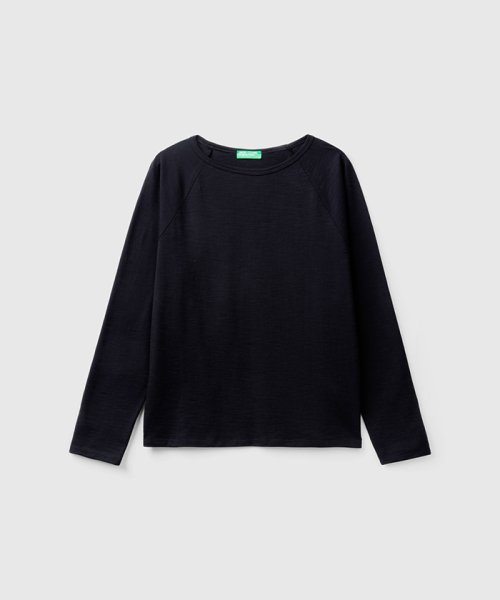 BENETTON (women)(ベネトン（レディース）)/クルーネックラグランスリーブ長袖Tシャツ・カットソー/img02