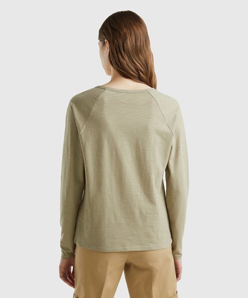 BENETTON (women)(ベネトン（レディース）)/クルーネックラグランスリーブ長袖Tシャツ・カットソー/img32