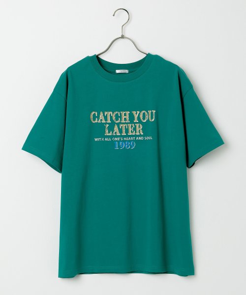 Honeys(ハニーズ)/ロゴプリントゆるＴシャツ トップス Tシャツ カットソー ユニセックス レディース /img19