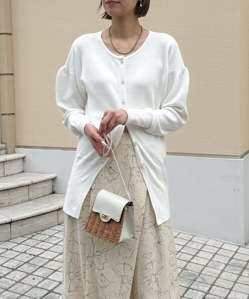 【BAGMATI】レザーコンビミニショルダーバッグ 