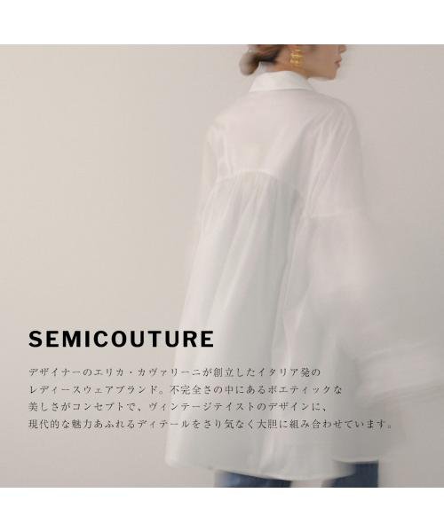 Semicouture(セミクチュール)/Semicouture ワイドパンツ KERRIE Y4SG06 ピンストライプ/img09