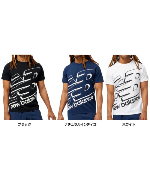 new balance(ニューバランス)/new　balance ニューバランス ビッグロゴ ショートスリーブTシャツ AMT31078/img01