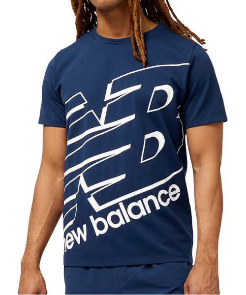 new balance(ニューバランス)/new　balance ニューバランス ビッグロゴ ショートスリーブTシャツ AMT31078/img03