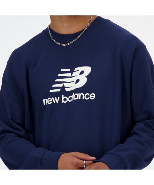 new balance(ニューバランス)/new　balance ニューバランス Sport Essentials Stacked Logo スウェットクルー MT415/img10