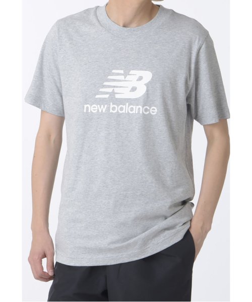 new balance(ニューバランス)/new　balance ニューバランス New Balance Stacked Logo ショートスリーブTシャツ MT4/img01