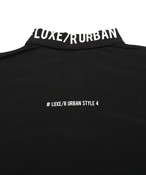 LUXSTYLE(ラグスタイル)/LUXE/R(ラグジュ)襟ロゴプリント半袖ポロシャツ/ポロシャツ 半袖 メンズ ゴルフウェア 接触冷感 吸水速乾 ロゴ/img23