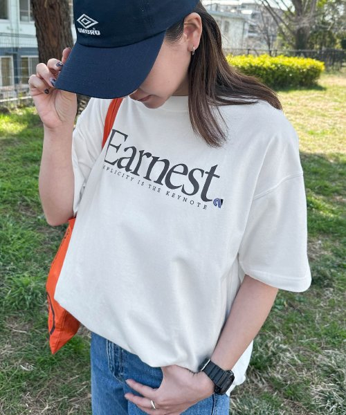 ANME(アンメ)/Earnest ロゴプリント 半袖 Tシャツ/img05