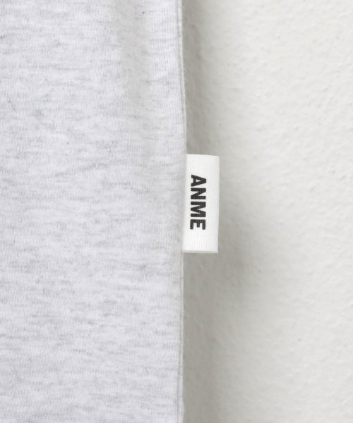ANME(アンメ)/前後ロゴ入り フラワープリント 半袖 Tシャツ/img36