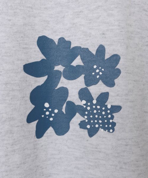 ANME(アンメ)/前後ロゴ入り フラワープリント 半袖 Tシャツ/img39