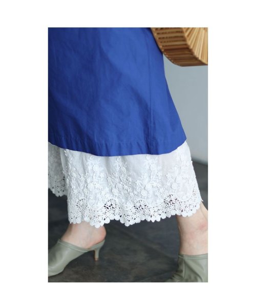 Sawa a la mode(サワアラモード)/レディース 大人 上品 ワンピースの下に穿く花刺繍レースパンツ/img18