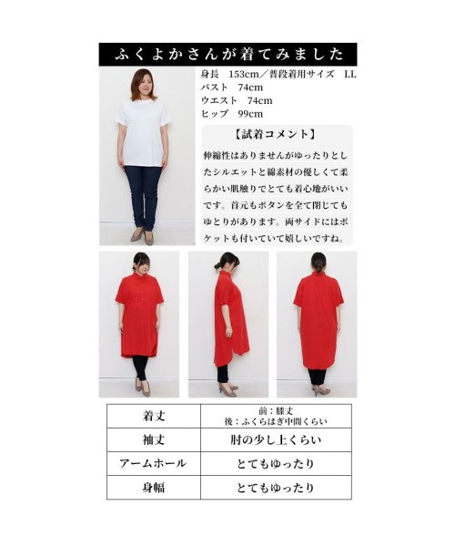 Sawa a la mode(サワアラモード)/レディース 大人 上品 丸襟で「可愛い」の隠し味ブラウスチュニック/img26