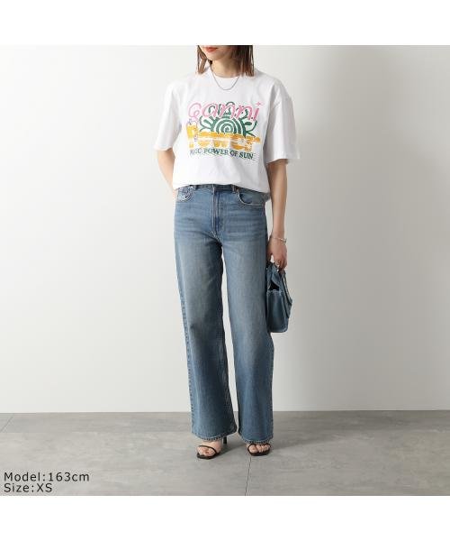 GANNI(ガニー)/GANNI Tシャツ Future Heavy Jersey Sun Short Sleeve T－shirt/img02