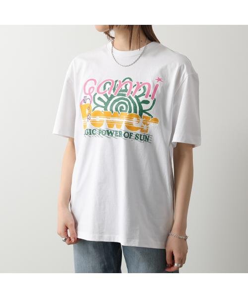 GANNI(ガニー)/GANNI Tシャツ Future Heavy Jersey Sun Short Sleeve T－shirt/img03