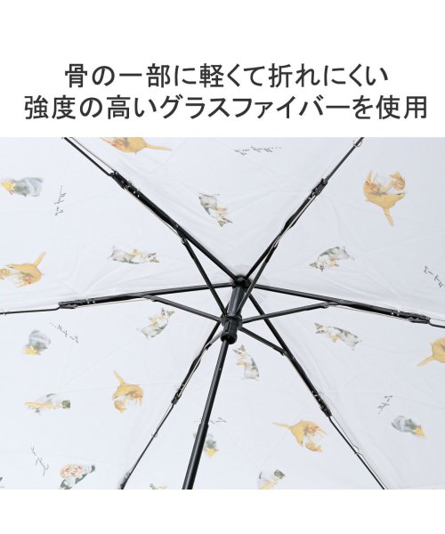 Wpc．(Wpc．)/Wpc. 折りたたみ傘 ダブリュピーシー 雨傘 49cm 軽量 沖昌之さん×Wpc. 肉球プラスティックアンブレにゃんmini PT－OM－005－002/img06