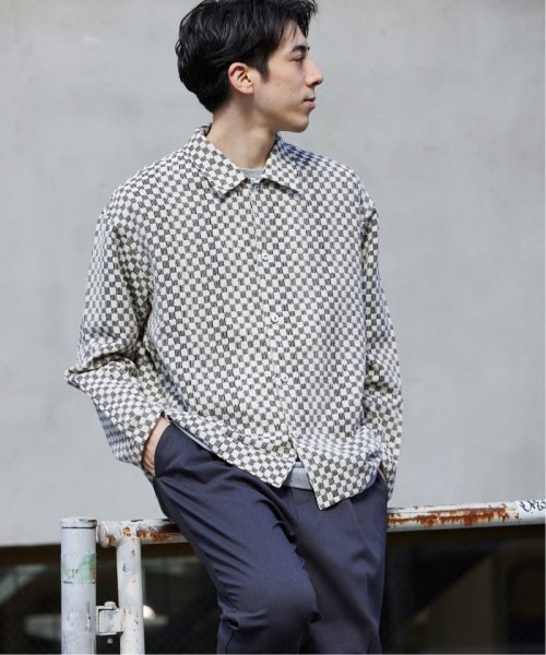 JOURNAL STANDARD relume Men's(ジャーナルスタンダード　レリューム　メンズ)/INDIA COTTON クロシェアミ レギュラーシャツ/img14