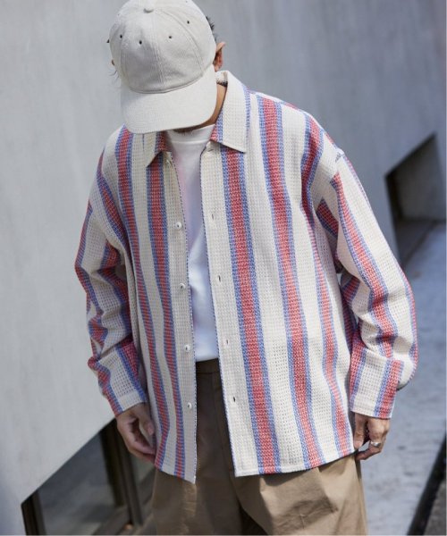 JOURNAL STANDARD relume Men's(ジャーナルスタンダード　レリューム　メンズ)/INDIA COTTON クロシェアミ レギュラーシャツ/img33