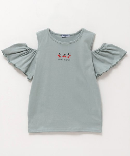 MAC HOUSE(kid's)(マックハウス（キッズ）)/T－GRAPHICS ティーグラフィックス 肩あきフリルショートスリーブTシャツ MAG24118/img03