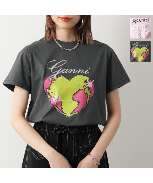GANNI(ガニー)/GANNI 半袖 Tシャツ Basic Jersey Relaxed T－Shirt/img01