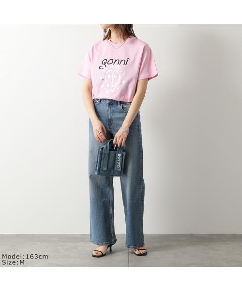 GANNI(ガニー)/GANNI 半袖 Tシャツ Basic Jersey Relaxed T－Shirt/img04