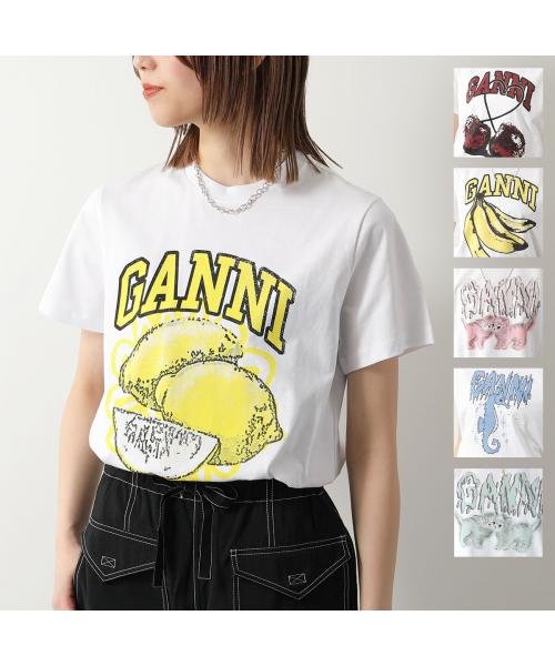 GANNI(ガニー)/GANNI 半袖 Tシャツ Basic jersey Relaxed T－shirt/img01