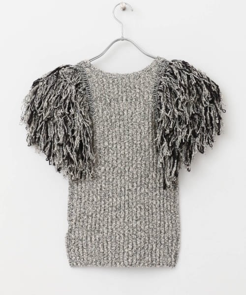 URBAN RESEARCH ROSSO(URBAN　RESEARCH　ROSSO)/leinwande　Hand Fringe Knit Tops/img06