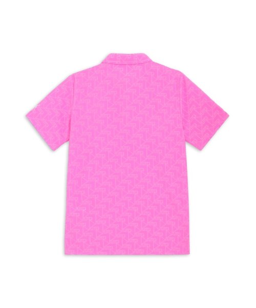 PUMA(PUMA)/メンズ ゴルフ パイル ジャカード Pロゴ 半袖 ポロシャツ/img03