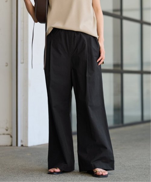 コットンナイロンギャザーワイドパンツ FRAMeWORK