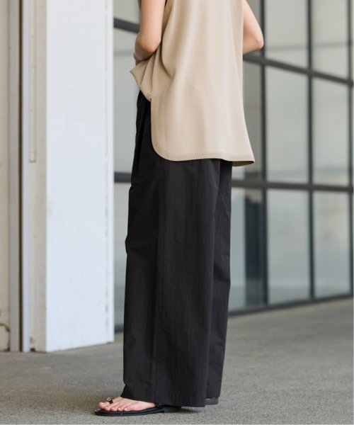 コットンナイロンギャザーワイドパンツ FRAMeWORK