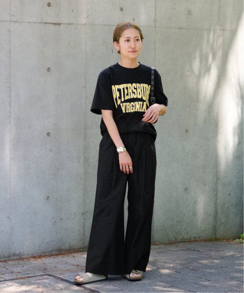 コットンナイロンギャザーワイドパンツ FRAMeWORK