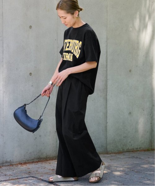 コットンナイロンギャザーワイドパンツ FRAMeWORK